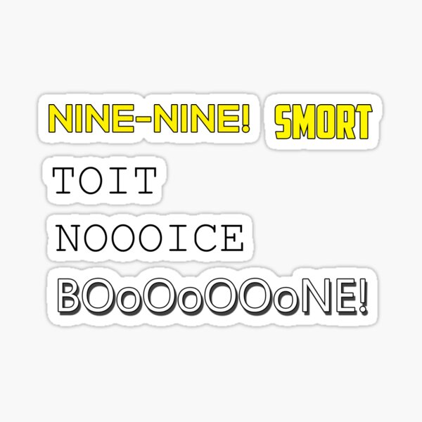 Item preview, Brooklyn Nine-Nine Sticker Collection designed and sold by TheRealRLP.
