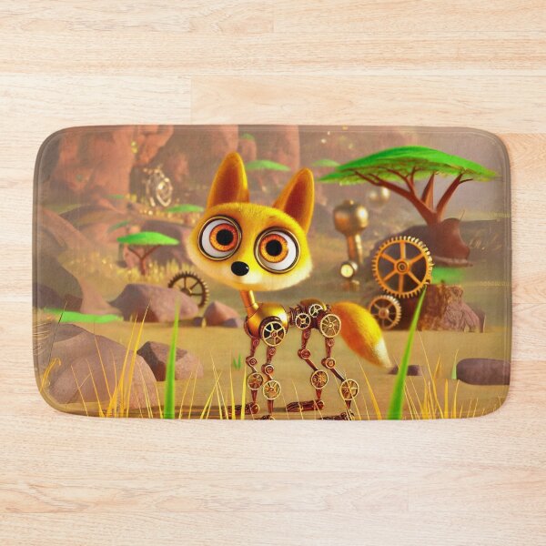Item preview, Steampunk Golden Jackal in Desert designed and sold by Sillytoe.