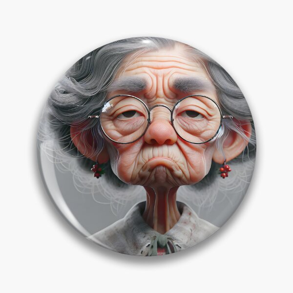 Item preview, Grumpy Granny designed and sold by Maria Dryfhout.