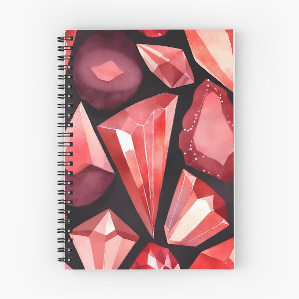 Item preview, Red Crystals dark background designed and sold by Gioia-JJ.