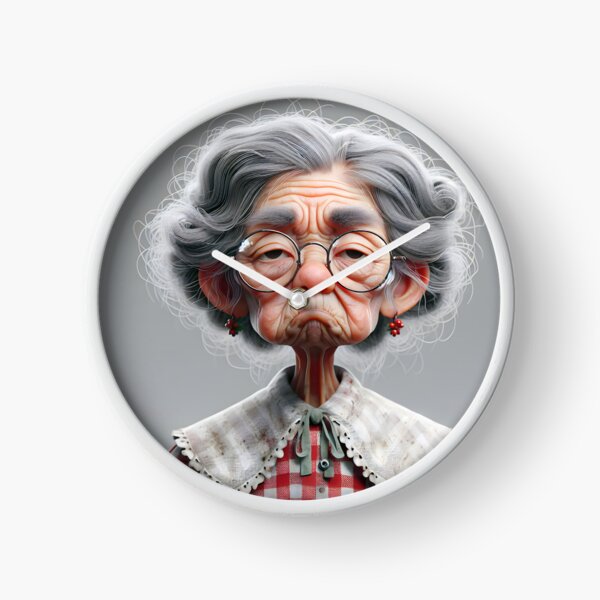 Item preview, Grumpy Granny designed and sold by Maria Dryfhout.