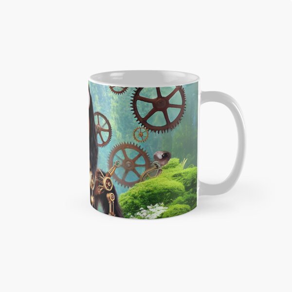 Item preview, Steampunk Gordon Setter with Gears designed and sold by Sillytoe.