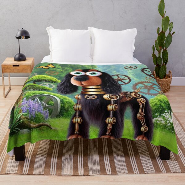 Item preview, Steampunk Gordon Setter with Gears designed and sold by Sillytoe.