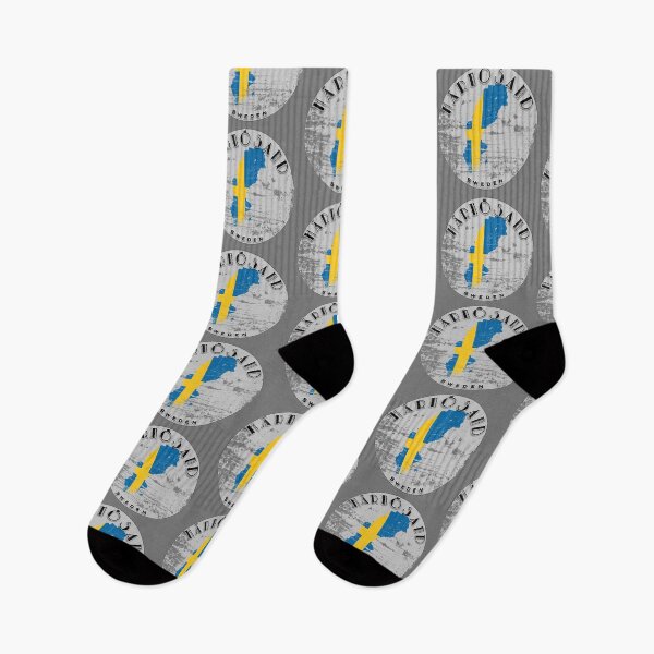 Item preview, Härnösand Sweden Flag Worn  designed and sold by World Designs.