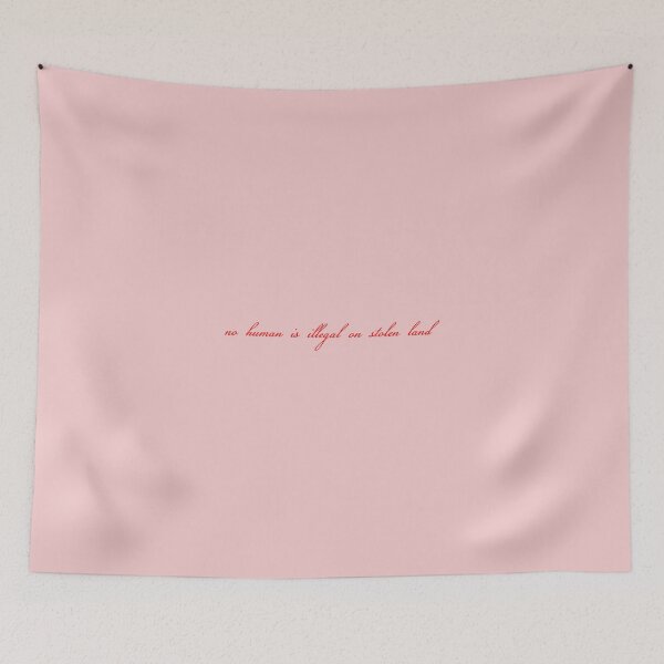 Item preview, No human is illegal on stolen land designed and sold by Olivia Powell Designs.