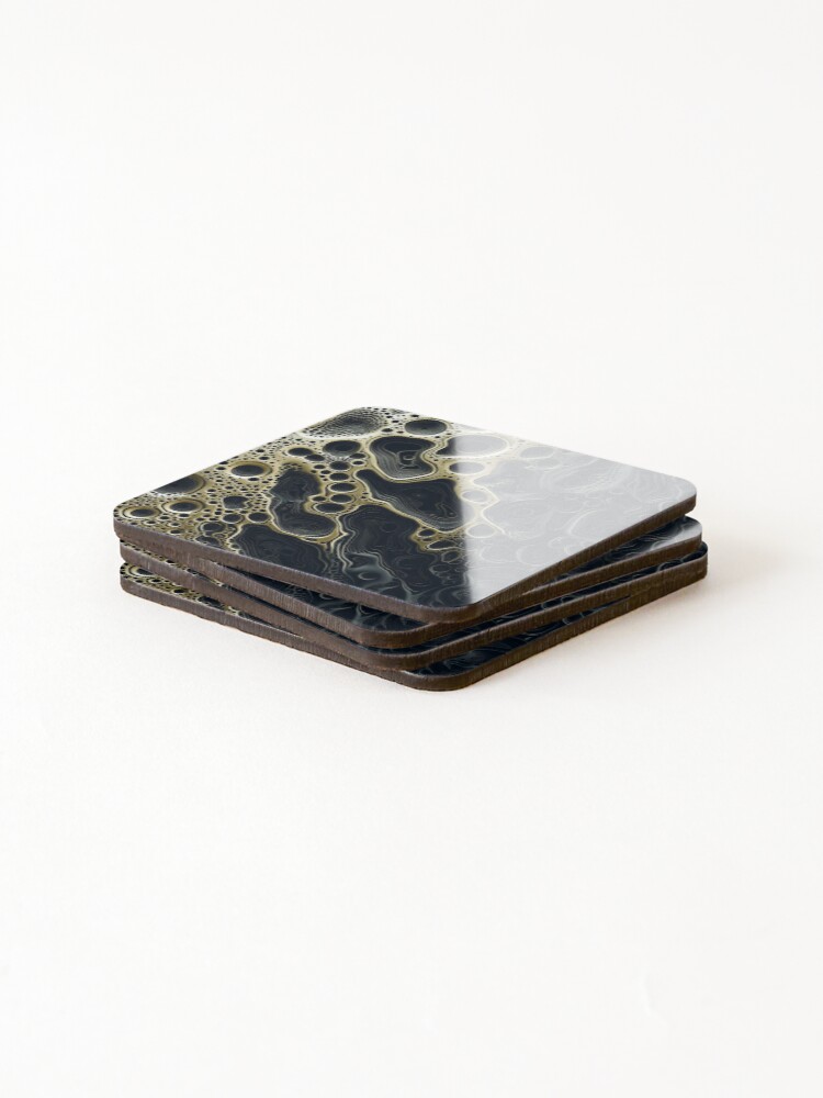 Thumbnail 4 of 5, Coasters (Set of 4), Fluid Flow designed and sold by Visual-Elixir.