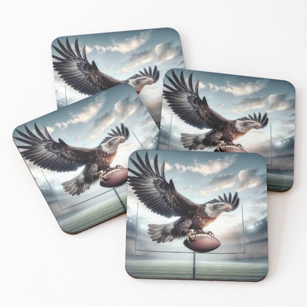 Item preview, Eagle Scoring a Touchdown designed and sold by Maria Dryfhout.