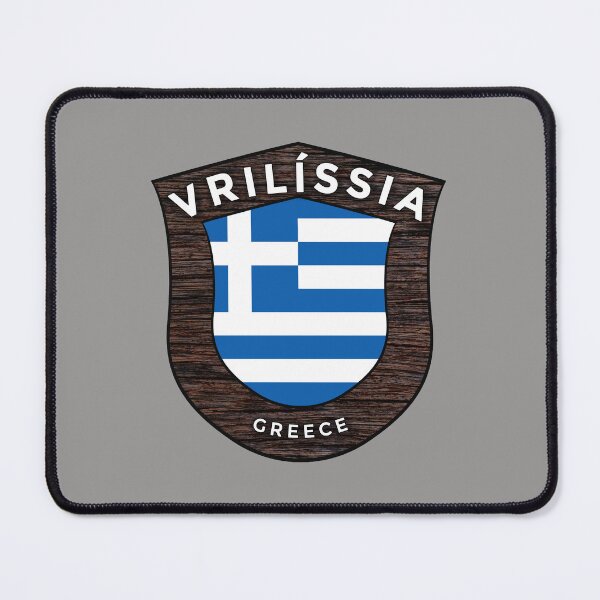 Item preview, Vrilíssia Greece Emblem Flag designed and sold by World Designs.