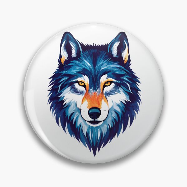 Artikelvorschau, Blue Wolf entworfen und verkauft von AiFantasticArt.