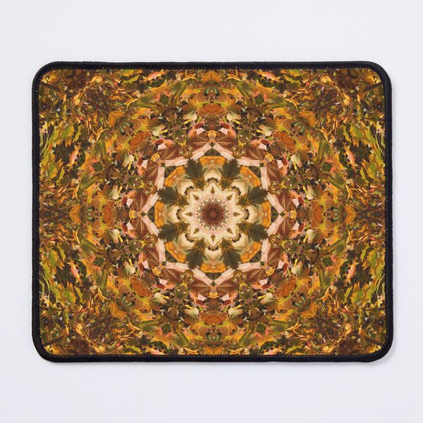 Item preview, Ochre color fall leaves designs and patterns designed and sold by Stabrowska Designs.