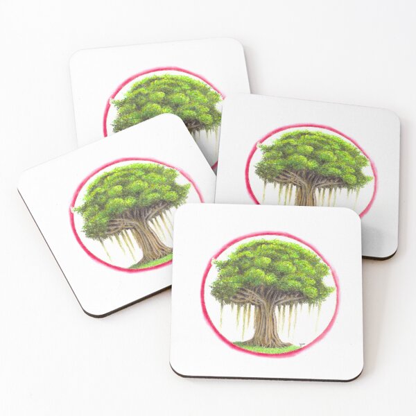Item preview, Banyan Tree in a circle designed and sold by FleetfootTales.