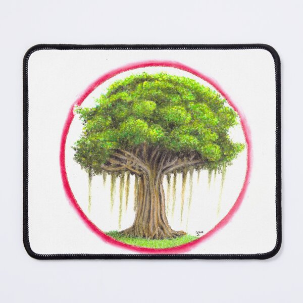 Item preview, Banyan Tree in a circle designed and sold by FleetfootTales.
