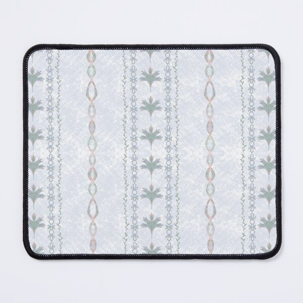 Item preview, Rococo revival delicate ornate stripes in pale blue pink and soft green designed and sold by marinettesshop.