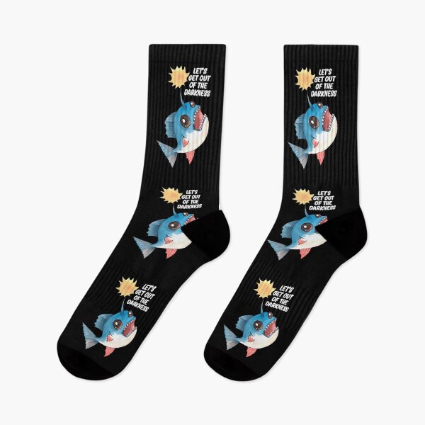 Item preview, Cute abyssal fish, retro influence, deep sea designed and sold by OrenjiArtShop.