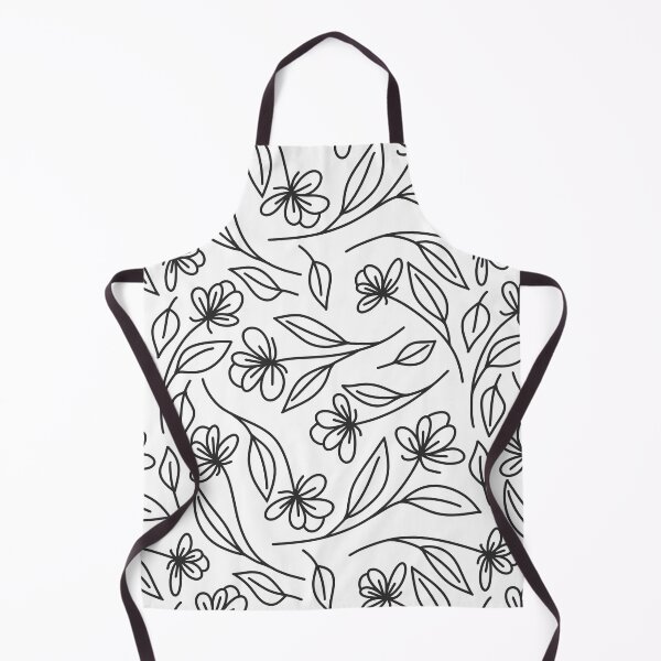 Item preview, Black & White Flower Print designed and sold by AmyJoDesigns.
