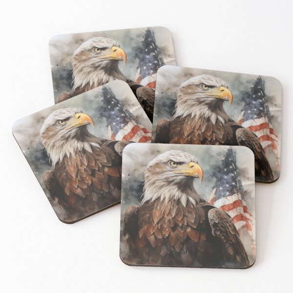 Item preview, american eagle watercolor  designed and sold by GeauxTigs225.