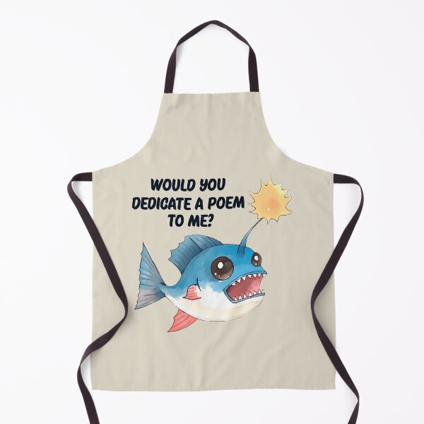 Item preview, Funny abyssal, angler fish, evil fish with poem designed and sold by OrenjiArtShop.