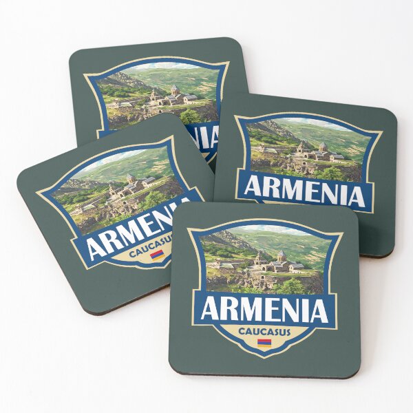 Item preview, Armenia Illustration Retro Badge designed and sold by KrisSidDesigns.