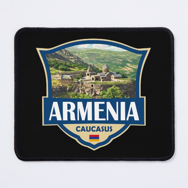 Item preview, Armenia Illustration Retro Badge designed and sold by KrisSidDesigns.