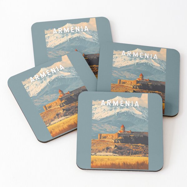 Item preview, Armenia Illustration Travel Art Vintage designed and sold by KrisSidDesigns.