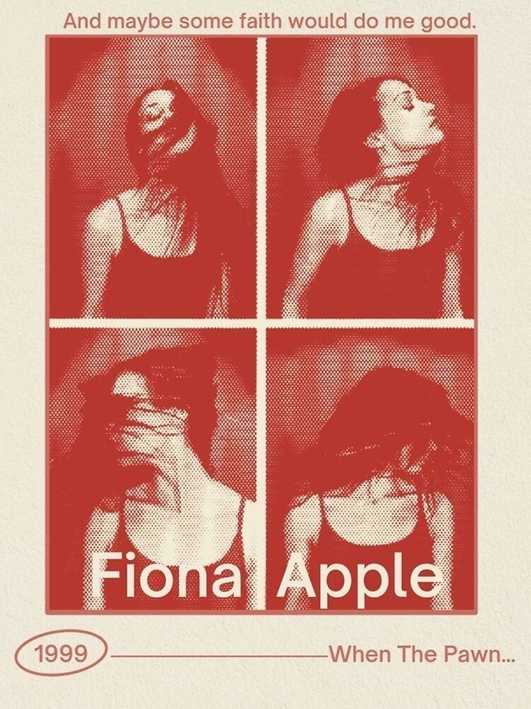 Thumbnail 3 of 3, Poster, Fiona Apple - When the Pawn Graphic Design designed and sold by chelt15.