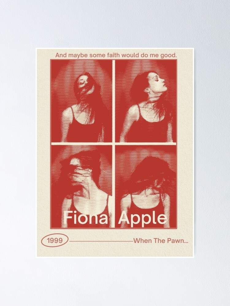 Thumbnail 1 of 3, Poster, Fiona Apple - When the Pawn Graphic Design designed and sold by chelt15.