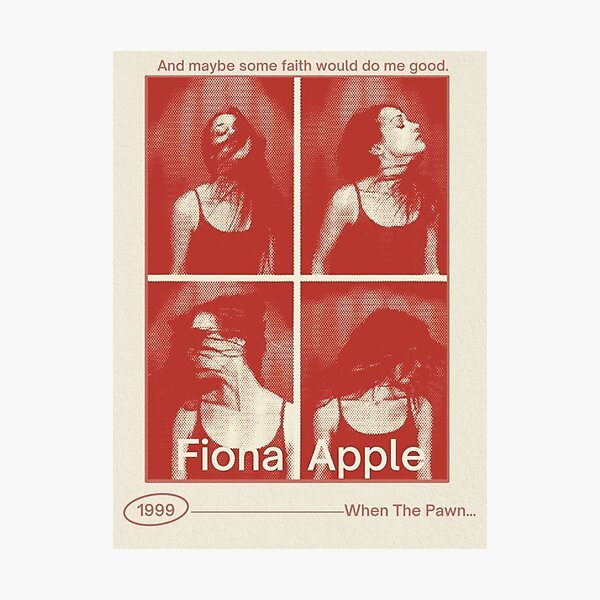 Aperçu de l'œuvre Fiona Apple – Quand le pion est en conception graphique créée et vendue par chelt15.