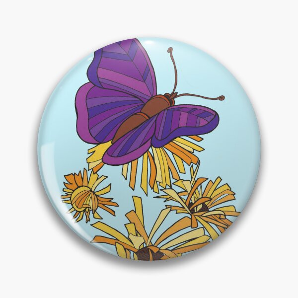 Item preview, Butterfly on Daisies designed and sold by Kristine Kisman.
