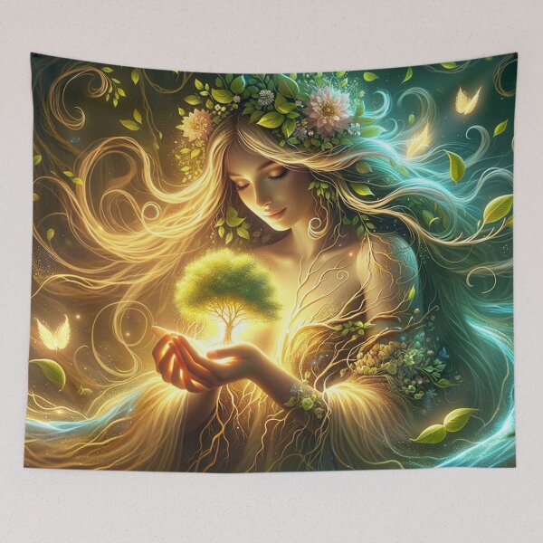 Item preview, Goddess Gaia Earth Mother designed and sold by AnalajiaDesigns.