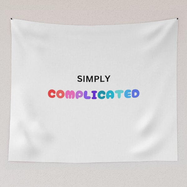 Item preview, Simply Complicated designed and sold by Monem-RASH.