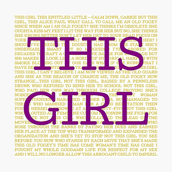 Item preview, Suffs lyrics designed and sold by broadwaygirl142.