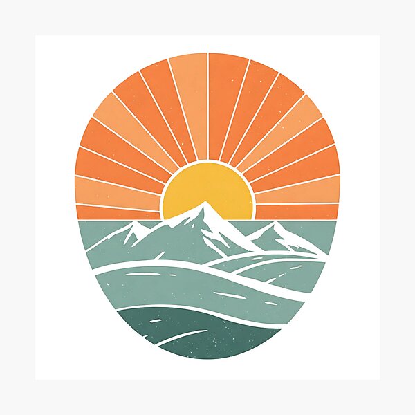 Item preview, Snowy Sunset designed and sold by Tw1nsAIArt.