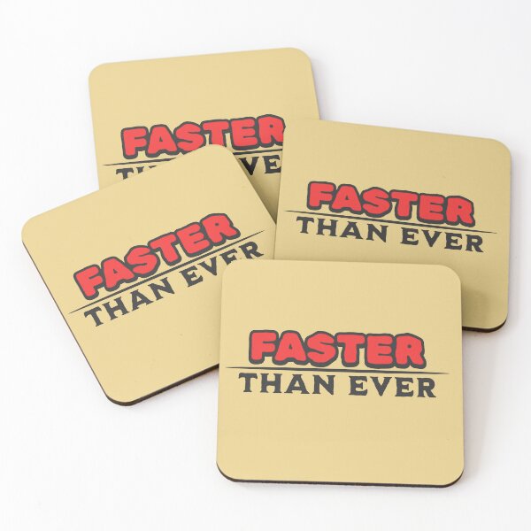 Item preview, Faster Than Ever - Red designed and sold by John-Rock.