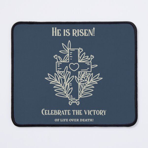 Item preview, He is risen! celebrate the victory! Christian easter designed and sold by dreamlandbuyers.