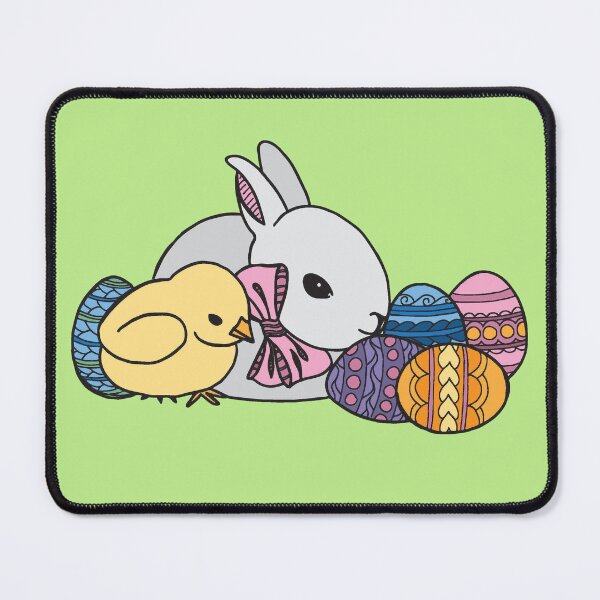 Item preview, Cute Easter Bunny, Chick and Easter eggs designed and sold by Kristine Kisman.