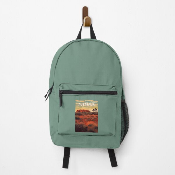 Item preview, Australia Illustration Travel Art Vintage designed and sold by KrisSidDesigns.