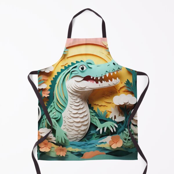 Item preview, Smiling Scallywag: Papercut Crocodile designed and sold by tiltshiftearth.