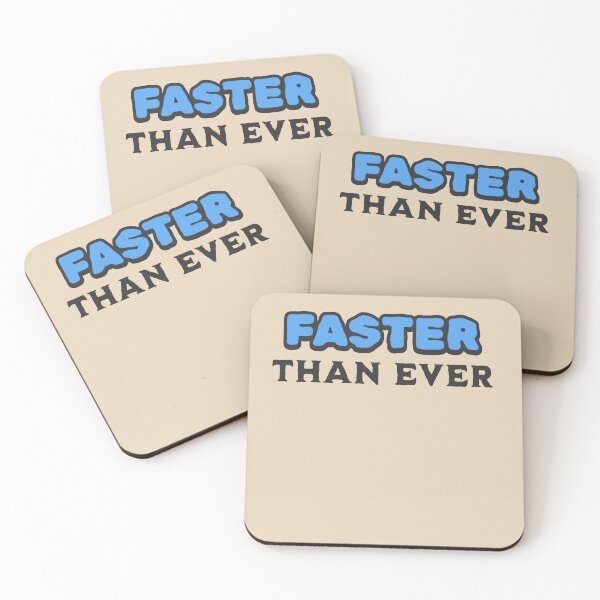 Item preview, Faster Than Ever - Blue designed and sold by John-Rock.