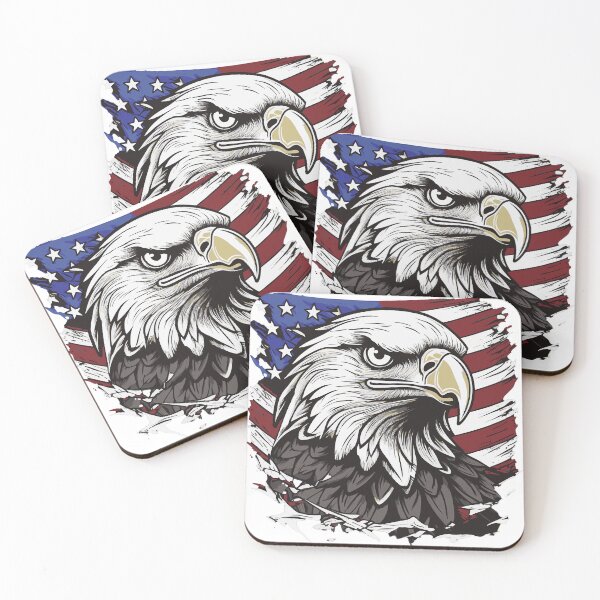 Item preview, American Eagle on Battered Flag designed and sold by Silverback Originals.