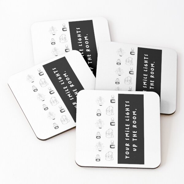 Item preview, Your Smile Lights Up the Room | Beautiful Quotes | Handwritten-style Font designed and sold by RM-Journey.