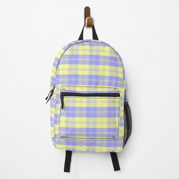 Item preview, Vibrant Pastel Purple and Lemon Yellow Tartan Plaid Pattern designed and sold by wild.geranium.design.