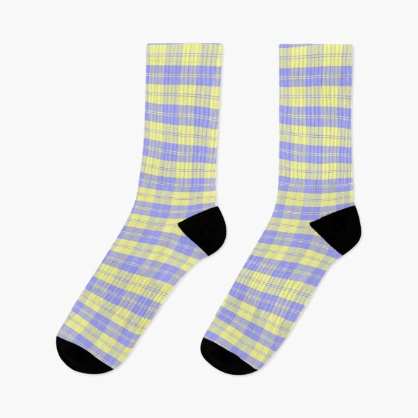 Item preview, Vibrant Pastel Purple and Lemon Yellow Tartan Plaid Pattern designed and sold by wild.geranium.design.