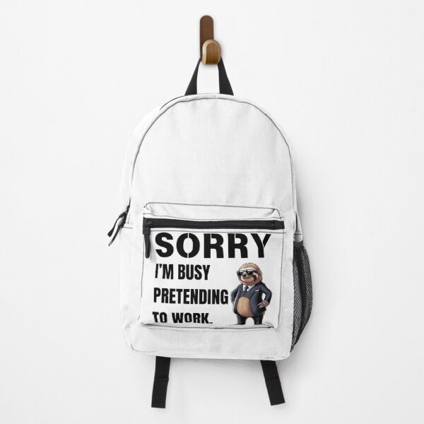 Item preview, Sorry, I’m Busy Pretending to Work designed and sold by Snicker-Designs.