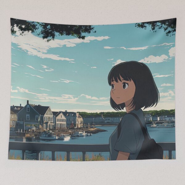 Item preview, Massachusetts state | Anime style designed and sold by ComicsFactory.