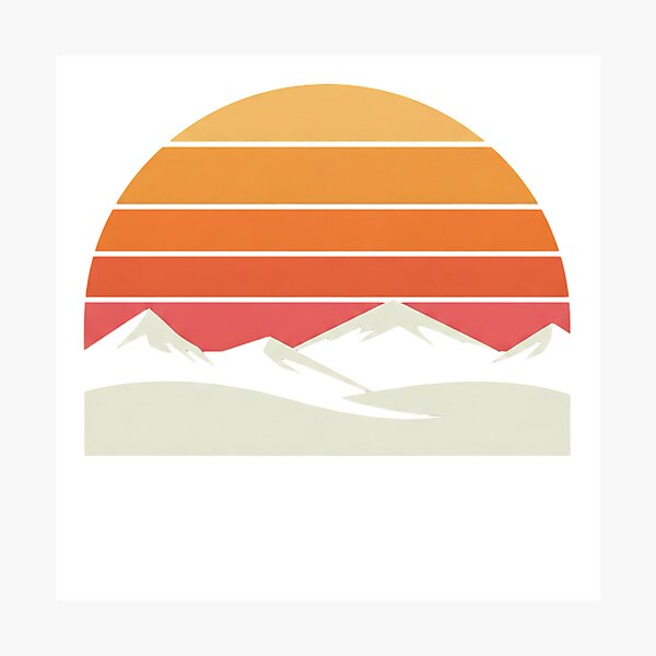 Item preview, Snowy Sunset designed and sold by Tw1nsAIArt.