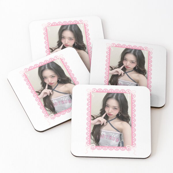 Item preview, Kpop IVE Wonyoung Pink Coquette  designed and sold by StarBunnyDesign.