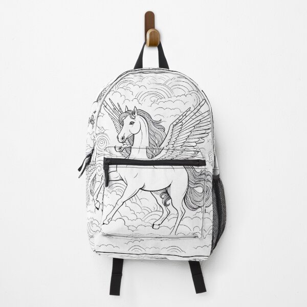 Item preview, Unicorn #16 Coloring Page Pattern  designed and sold by DavidColoring.