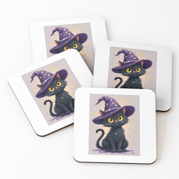 Item preview, Wizard Cat | Mystical Magic Feline Art designed and sold by VibeTCreations.