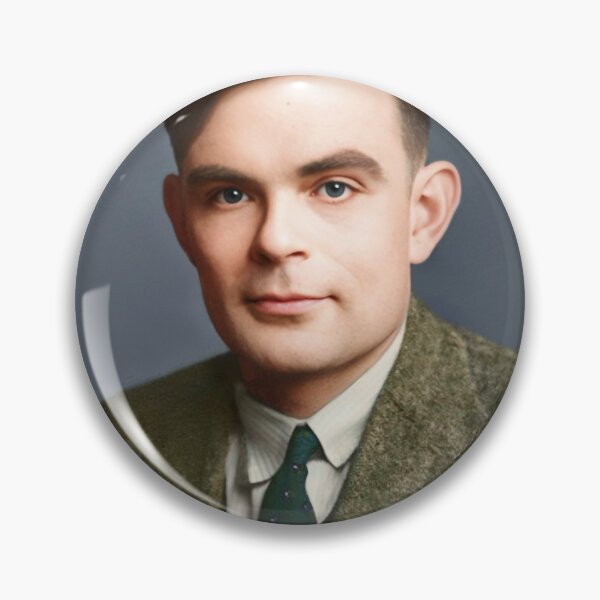 Artikelvorschau, Alan Turing koloriert entworfen und verkauft von AndythephotoDr.