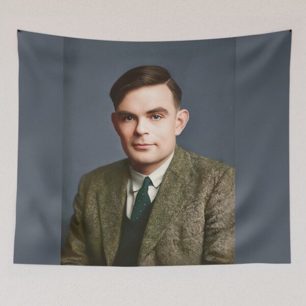 Item preview, Alan Turing Colourised designed and sold by AndythephotoDr.